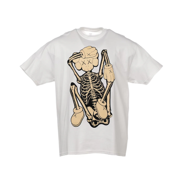 Kaws Skeleton New Fiction Bone T-Shirt