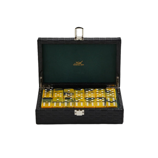 Kith Monogram Leather Domino Set