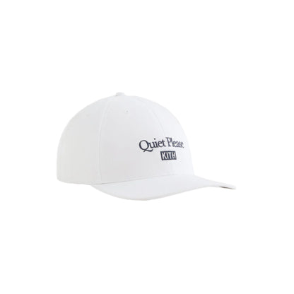Kith x WIlson Twill Aaron Cap Dad Hat White