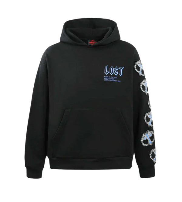 Lost Intricacy Mitt Black/Blue Hoodie