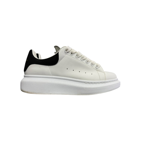 WMNS Alexander McQueen Suede Trimmed Sneakers White