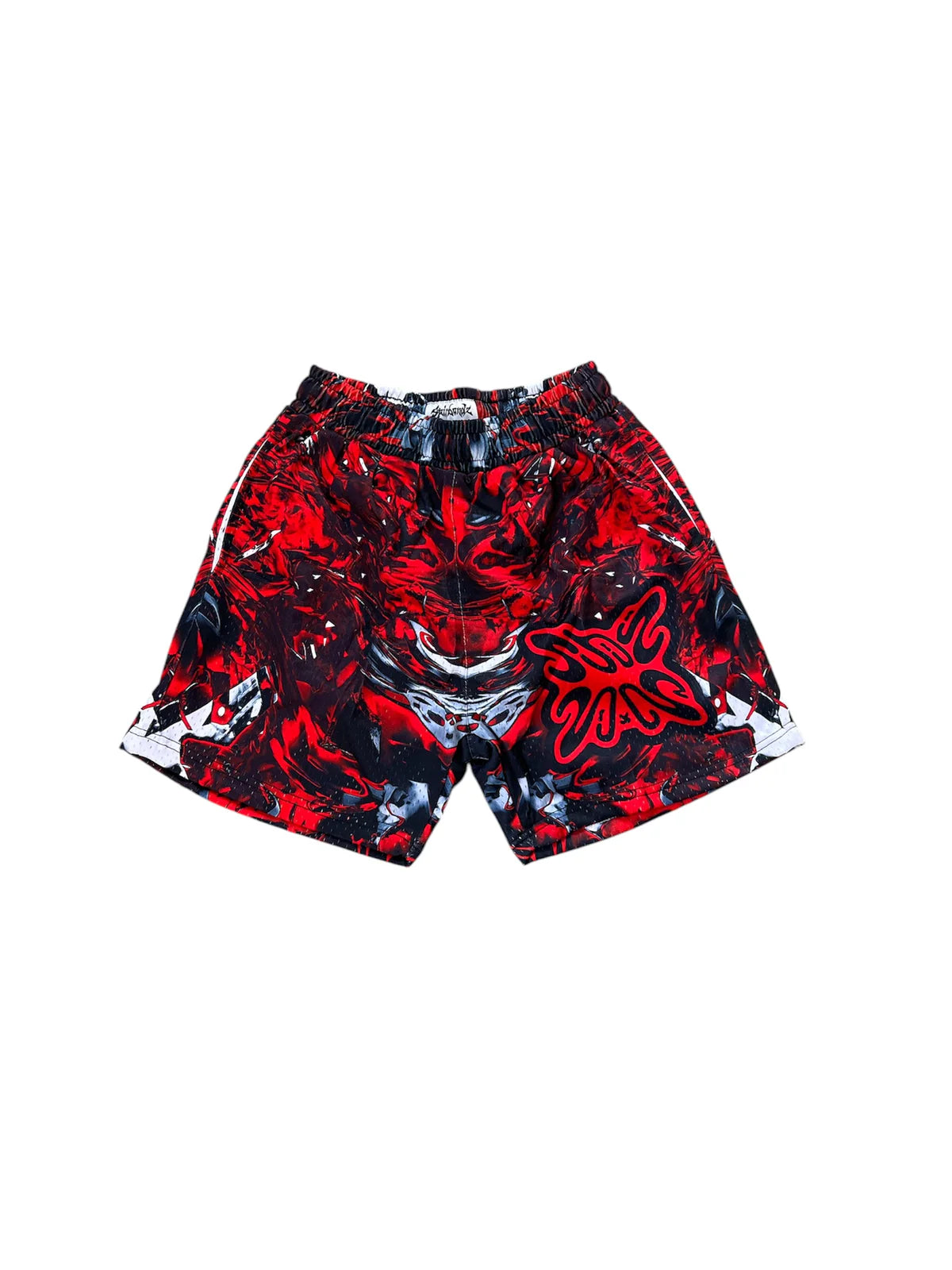 SB Studios Element V4 Mesh Shorts Red Black