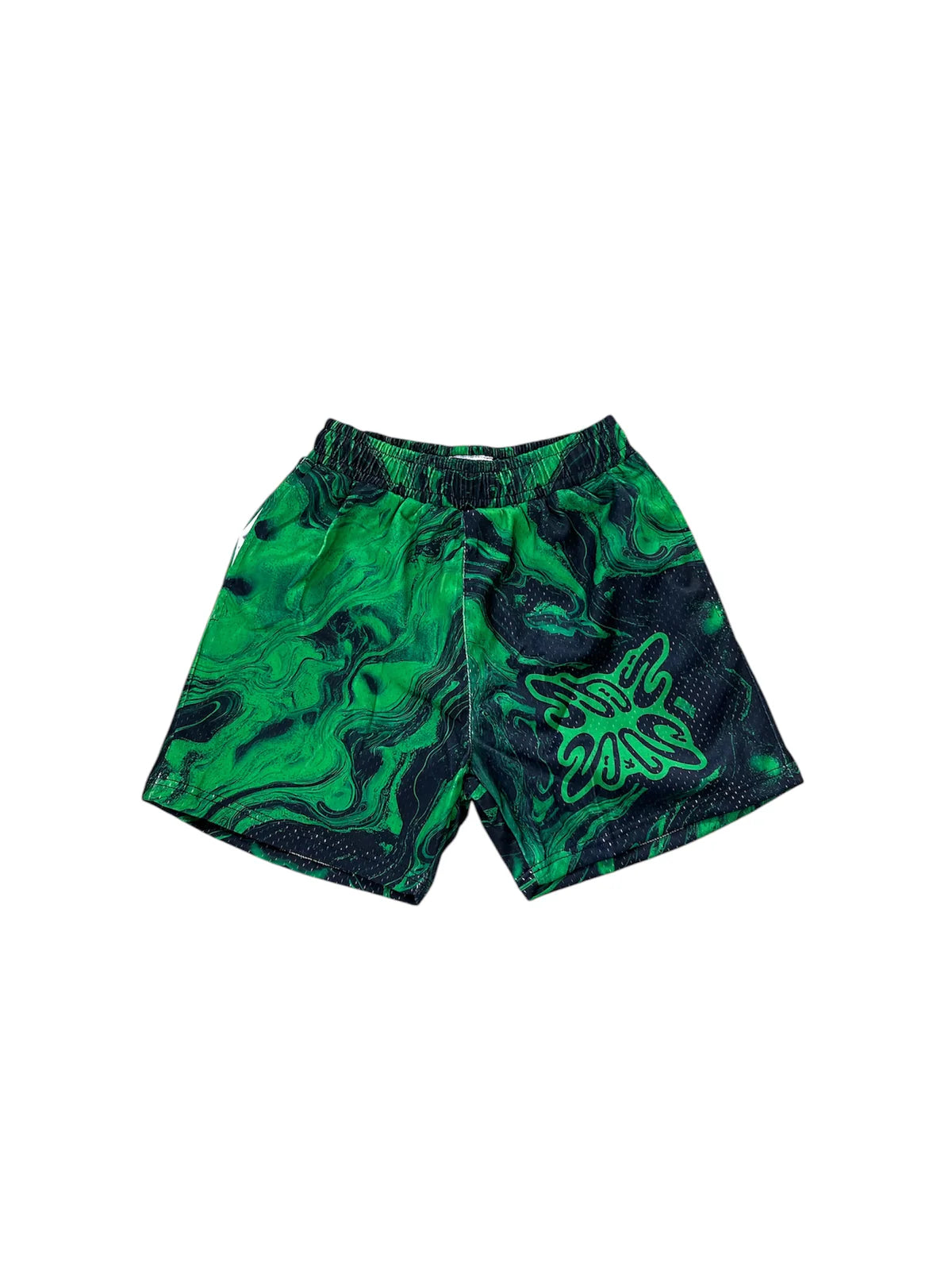SB Studios Multicolor V4 Mesh Shorts Green Black