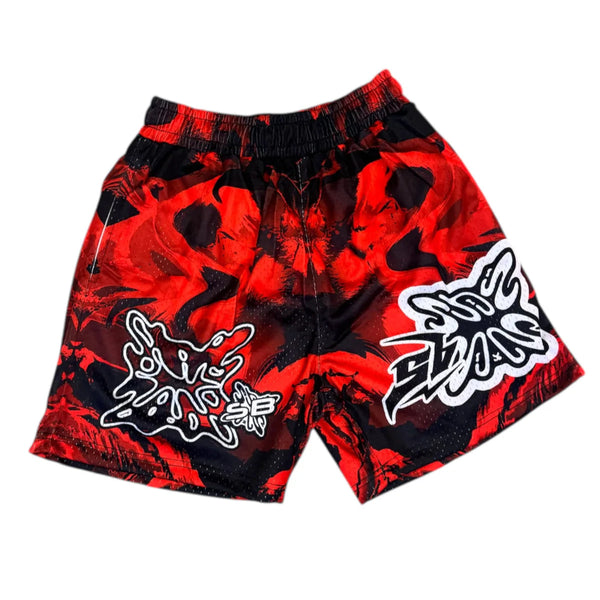 SB Studios V4 Mesh Shorts Magno Red