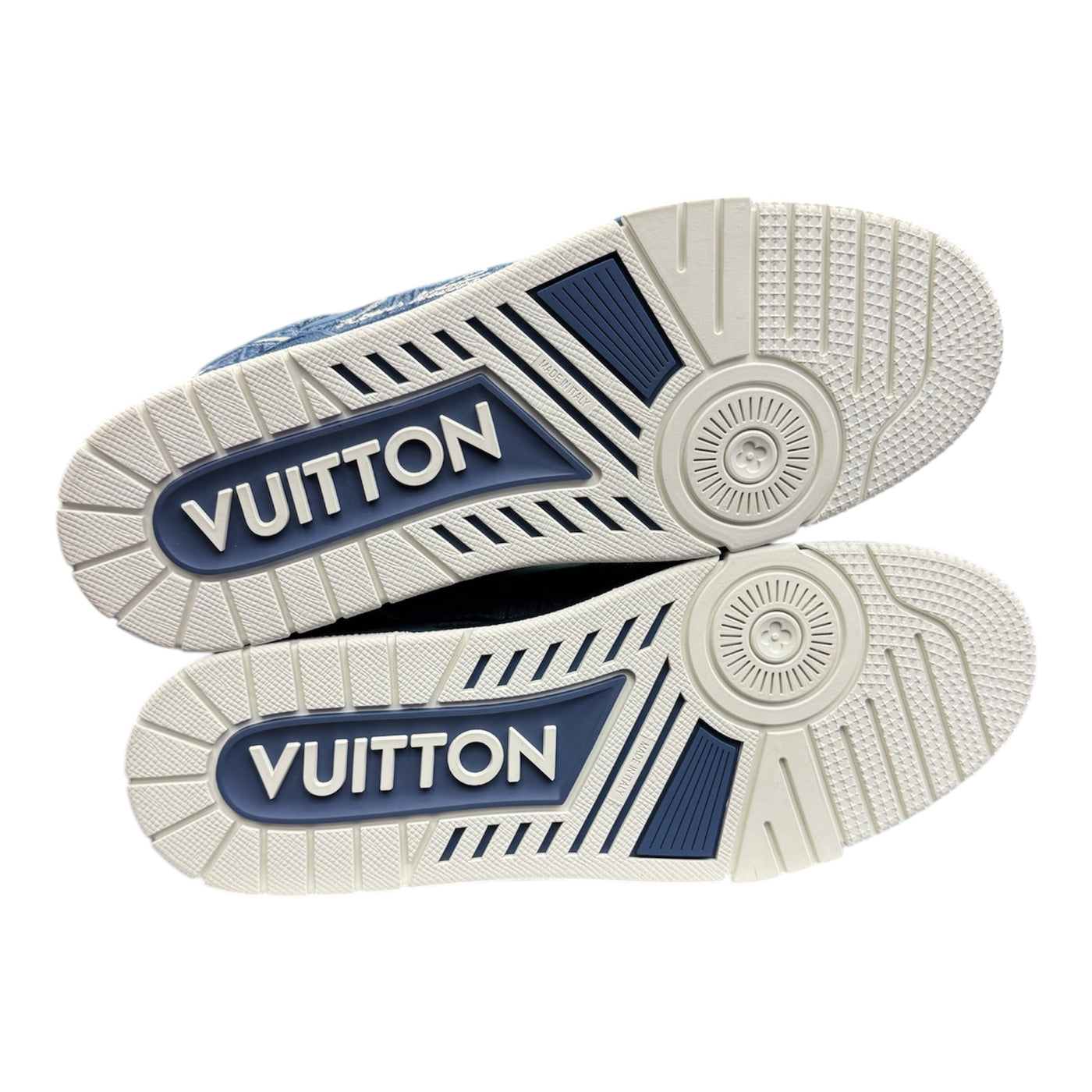 LV Monogram Denim Trainer Sneaker Blue