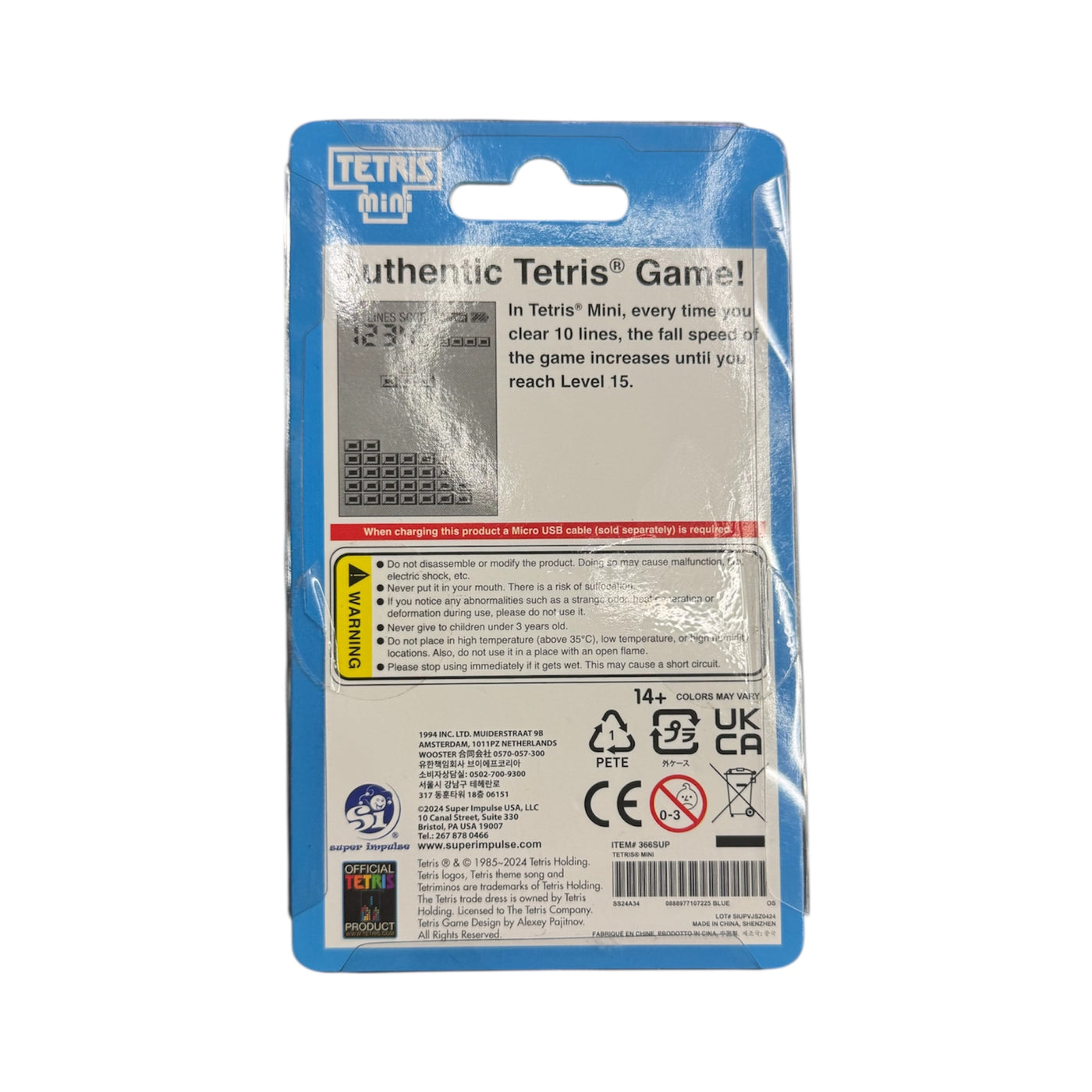 Supreme Tetris Mini Blue