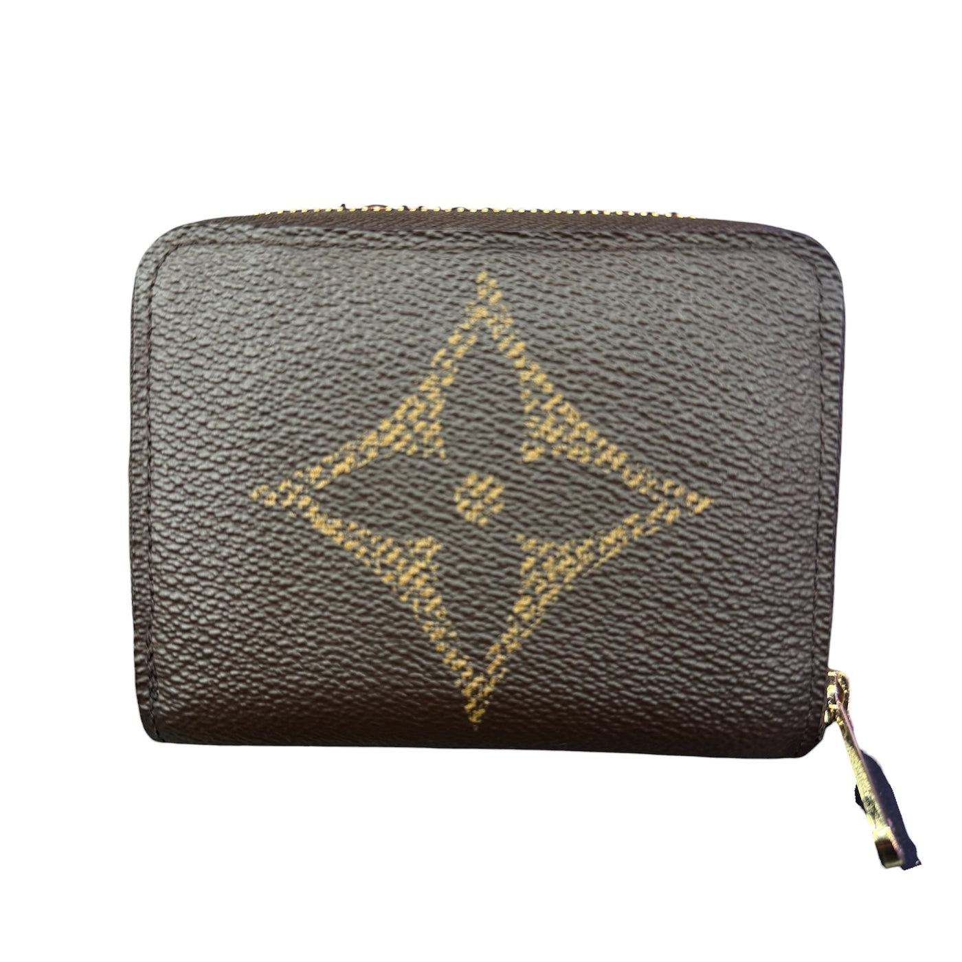 LV Monogram Giant Zippy Coin Purse Brown