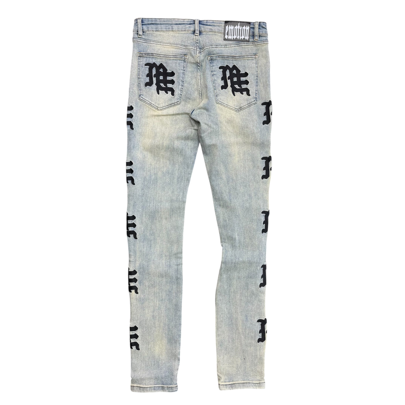 Mixed Emotions Desert Jeans Light Wash & Black