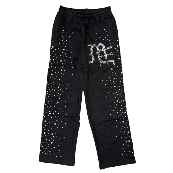 Mixed Emotions Pearl Sweatpants Black