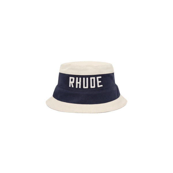 Rhude East Hampton Bucket Hat Midnight Blue Cream