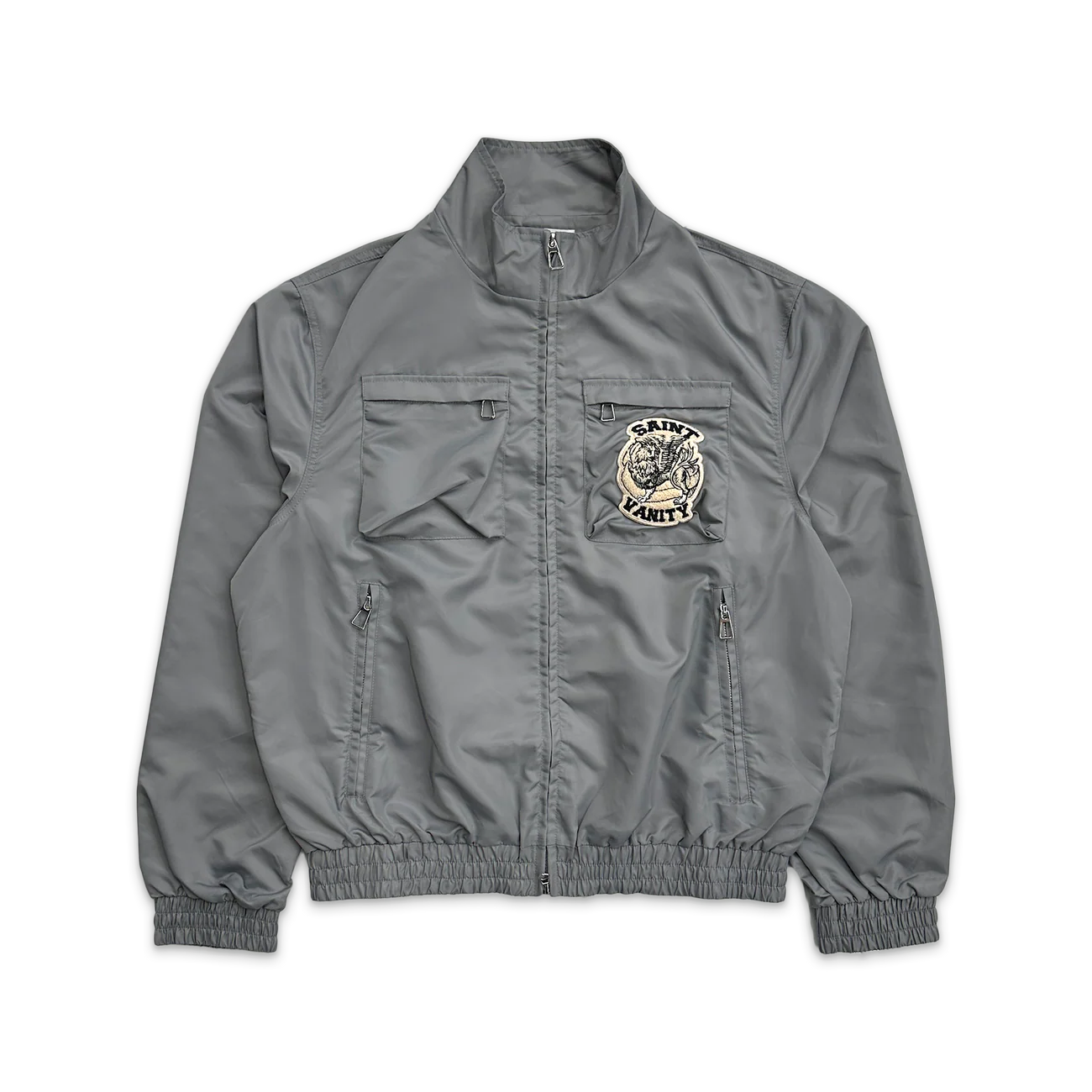 Saint Vanity Cargo Nylon Jacket Gray