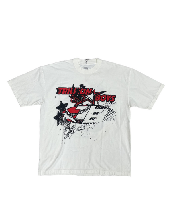 Trillion Boys T-Shirt White Red