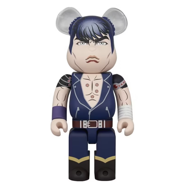 Bearbrick x Kenshiro Fist Of The North Star 100% Vinyl Figure