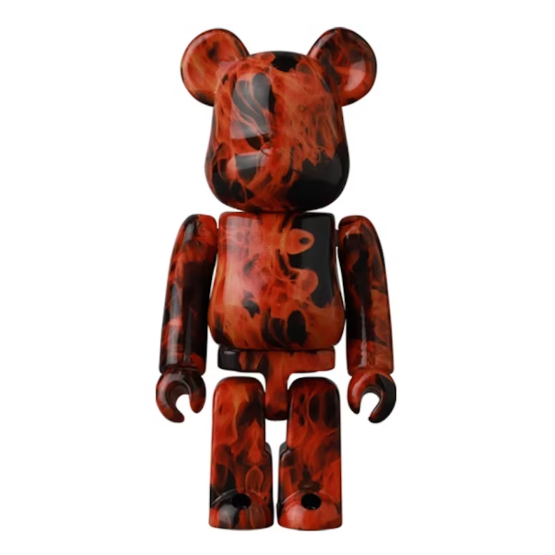 Bearbrick Series 44 Flame Pattern 100% Vinyl Figure