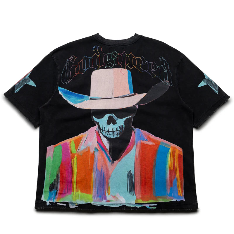 Godspeed Pastel Cowboy T-Shirt Black Wash