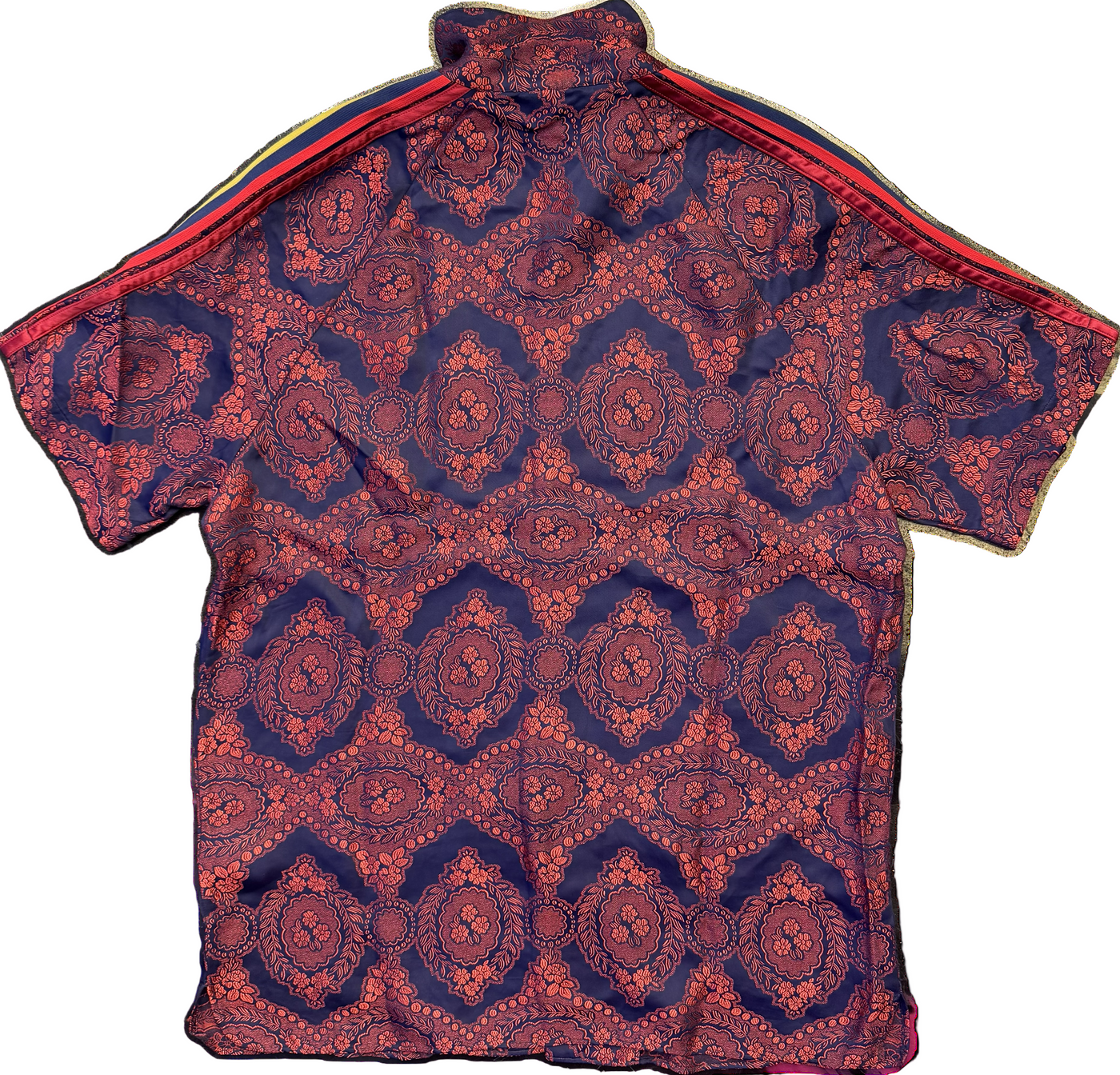 Gucci Baroque Jaquard Shirt Red Navy
