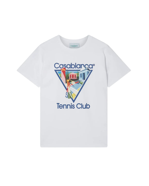 Casablanca La Joueuse Printed T-Shirt White