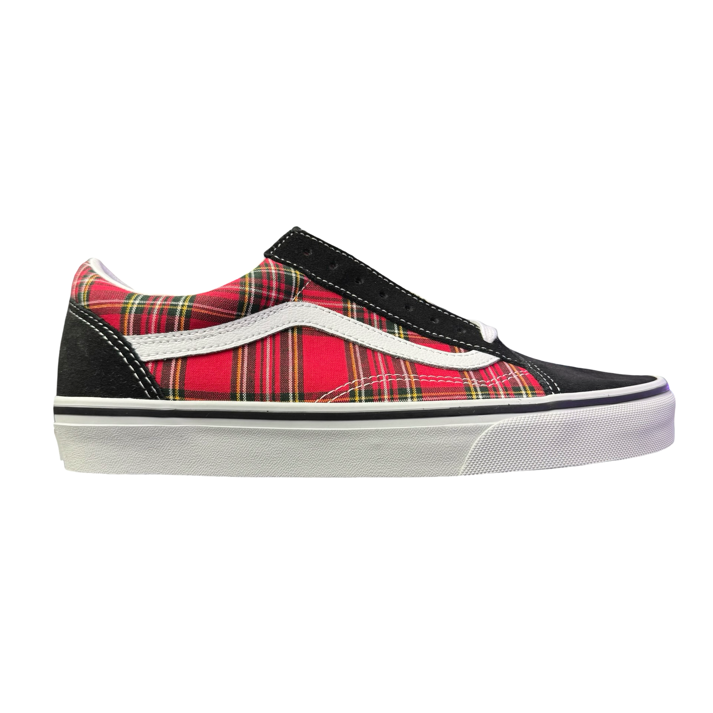 Vans Old Skool Sneaker Plaid Red