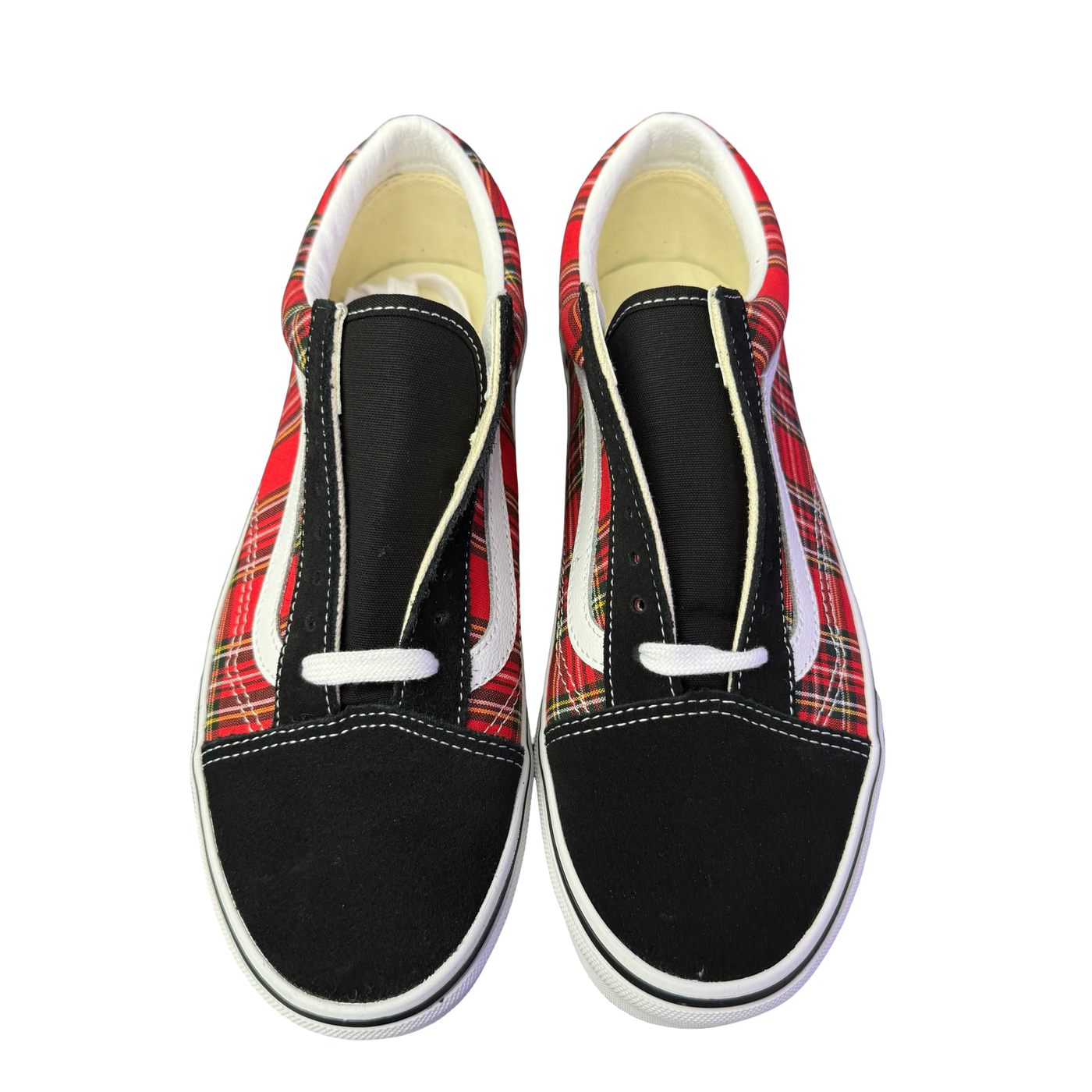 Vans Old Skool Sneaker Plaid Red