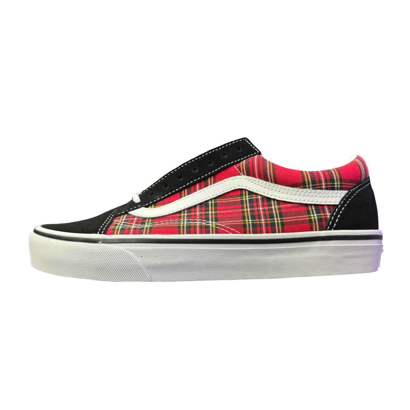 Vans Old Skool Sneaker Plaid Red