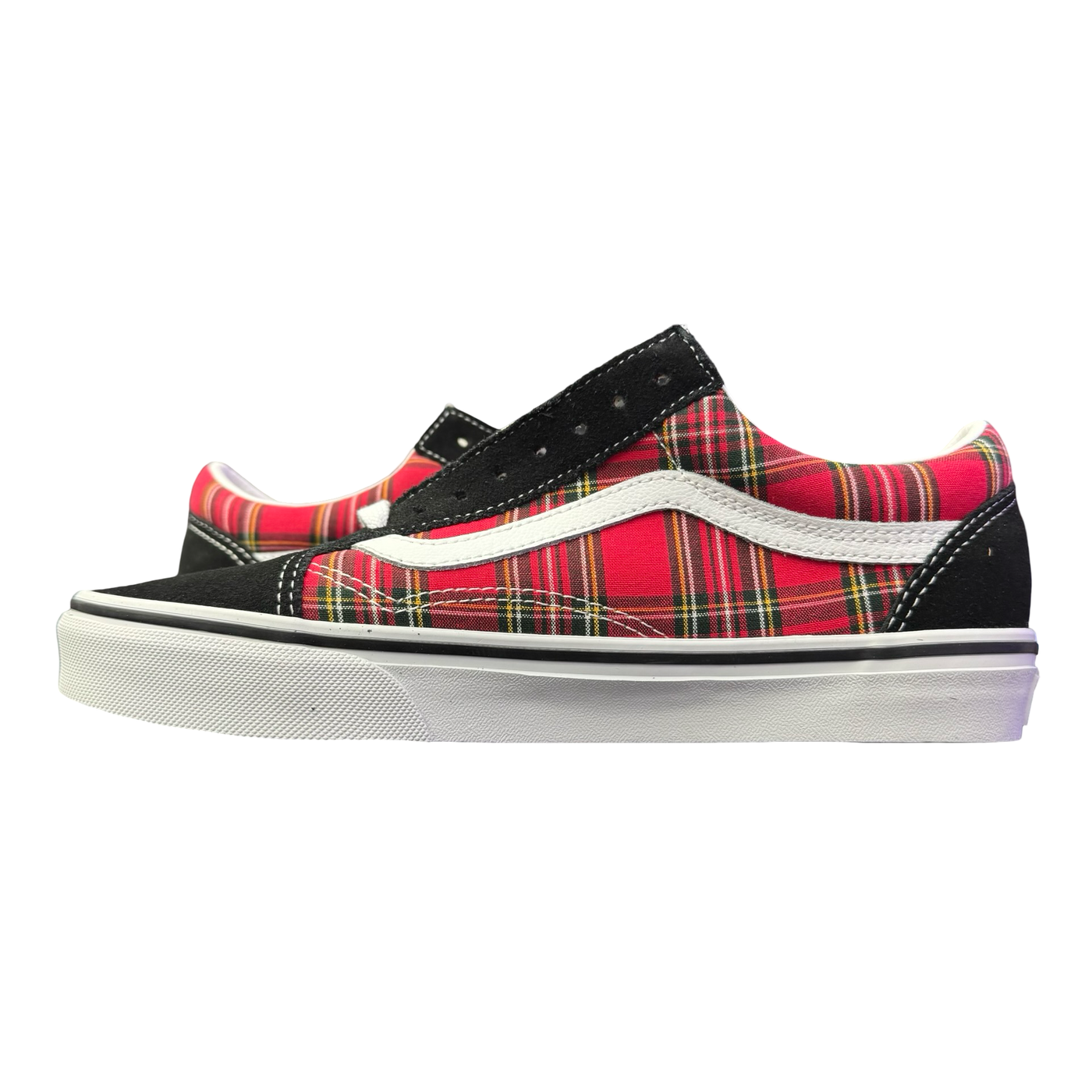 Vans Old Skool Sneaker Plaid Red