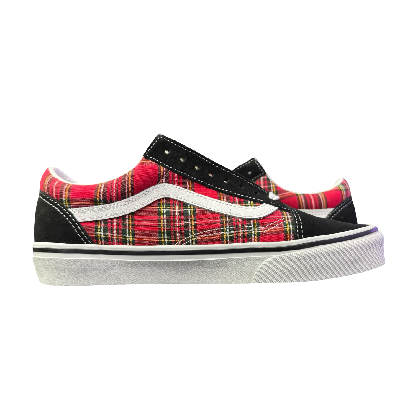 Vans Old Skool Sneaker Plaid Red