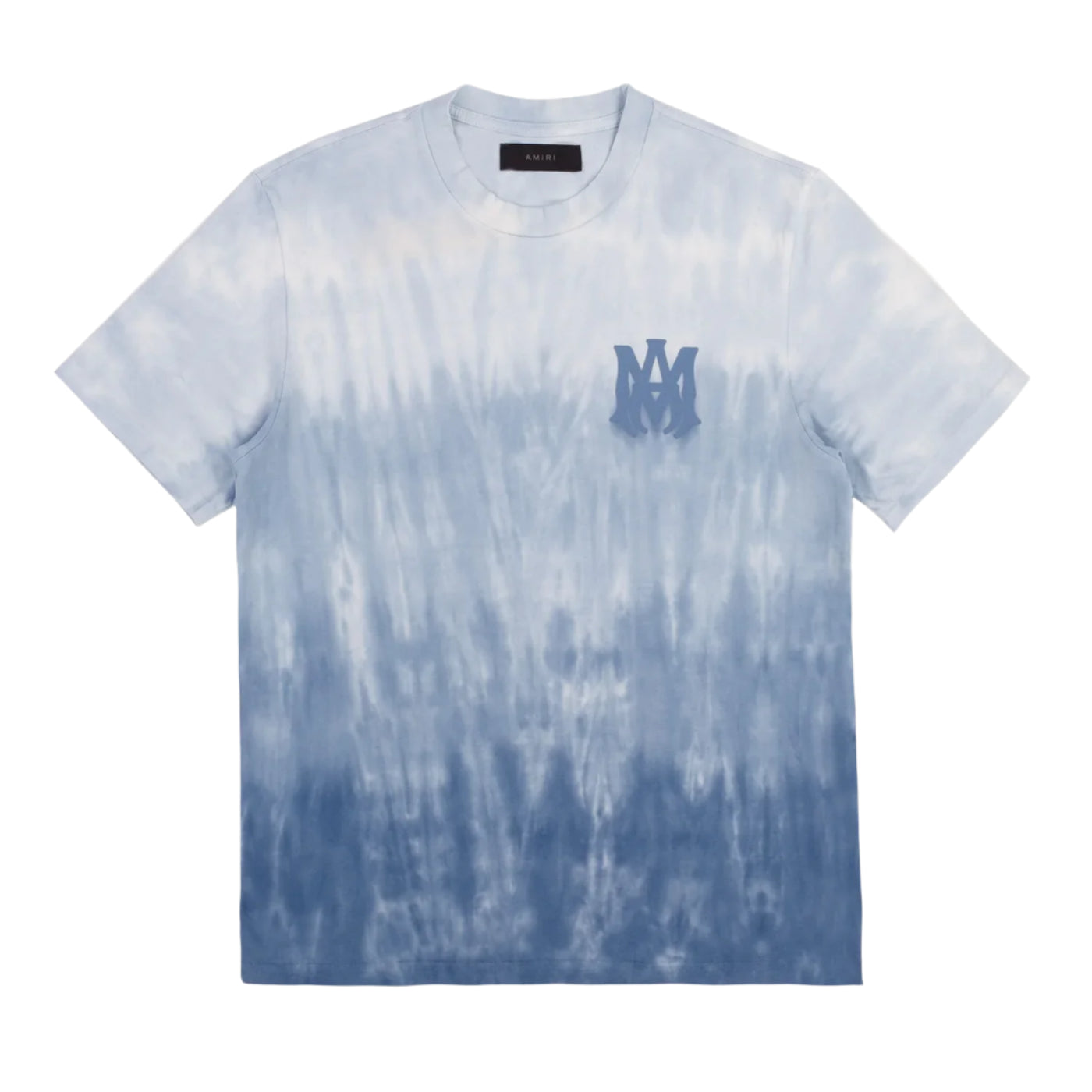 Amiri MA Logo Dip Dye Blue T-Shirt