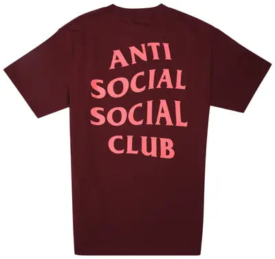 Anti Social Social Club Logo 2 T-Shirt Maroon