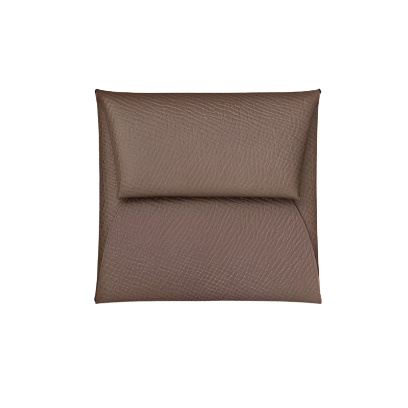 Hermes Bastia Change Purse Étoupe