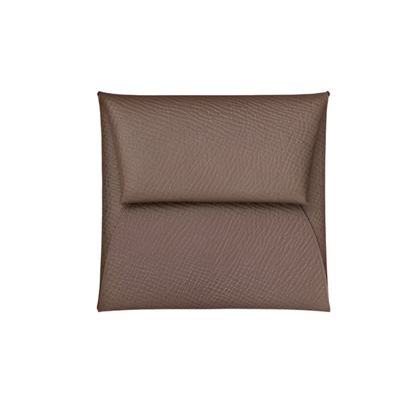 Hermes Bastia Change Purse Étoupe