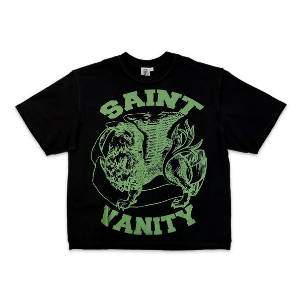 Saint Vanity Griffin Tee Black Green