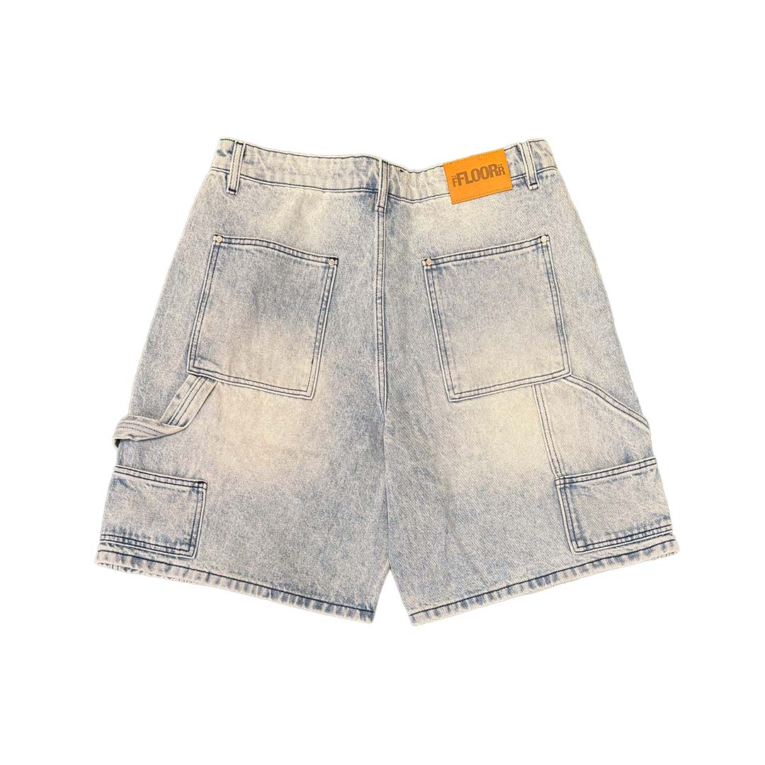 Floor 914 Uniform Jean Shorts Light Wash