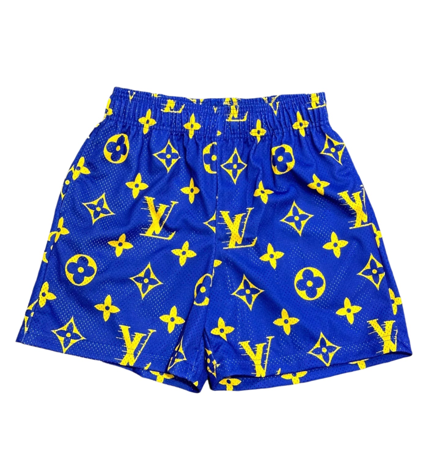 Bravest Studios Mesh Shorts Blue Yellow