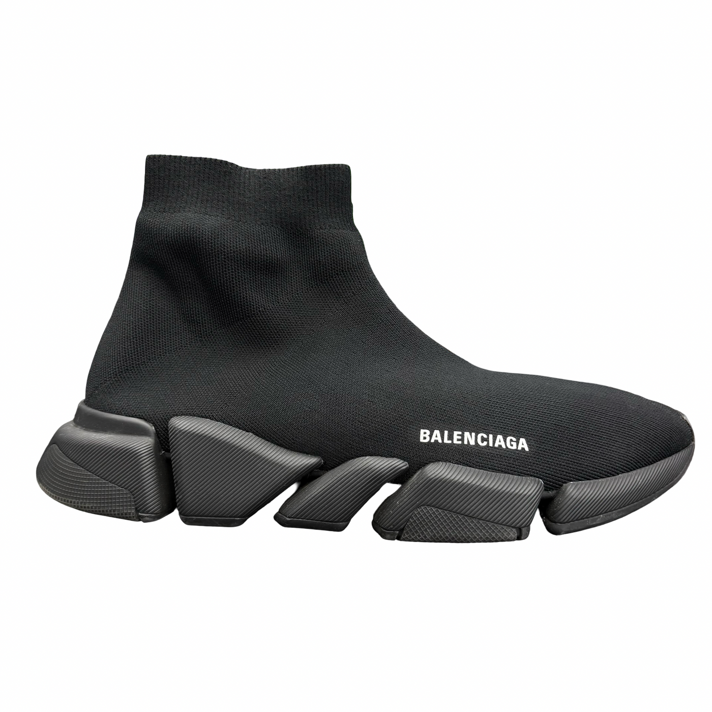 Balenciaga Speed 2.0 Recycled Knit Sneaker Black