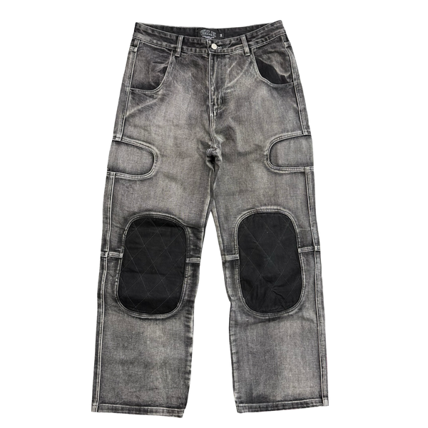 Vale Forever Stack Jeans Grey Wash