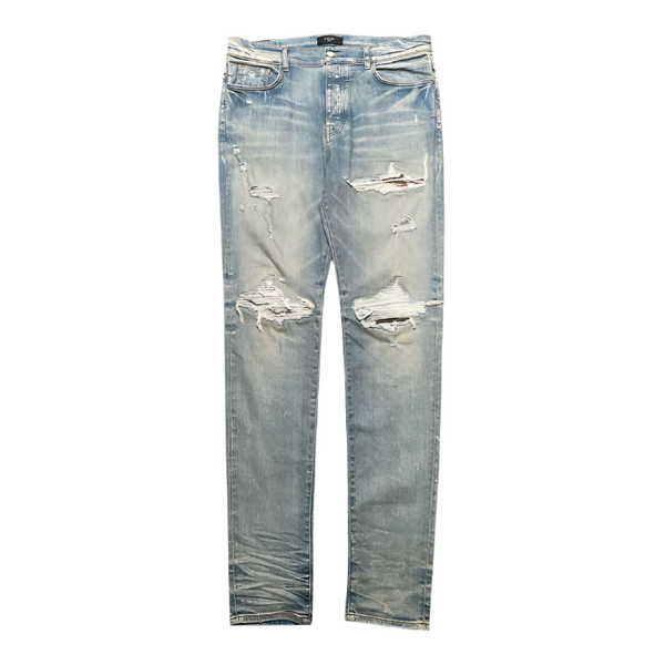 Amiri MX1 Marble Patch Jeans Clay Indigo