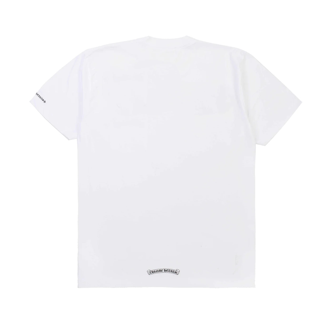 Chrome Hearts Neck logo Tee White Black