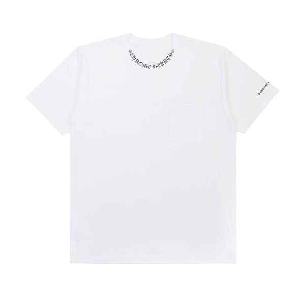 Chrome Hearts Neck logo Tee White Black