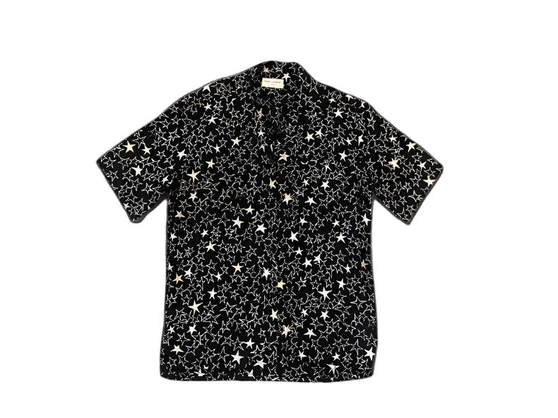 Saint Laurent Star Print Short Sleeve Shirt