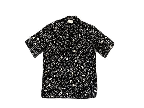 Saint Laurent Star Print Short Sleeve Shirt
