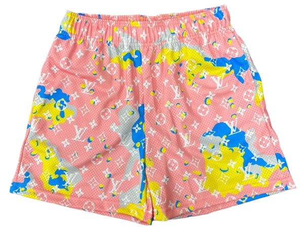 Bravest Studios Mesh Shorts Pink Yellow Blue