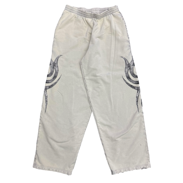 Balenciaga Y2K Baggy Sweatpants White