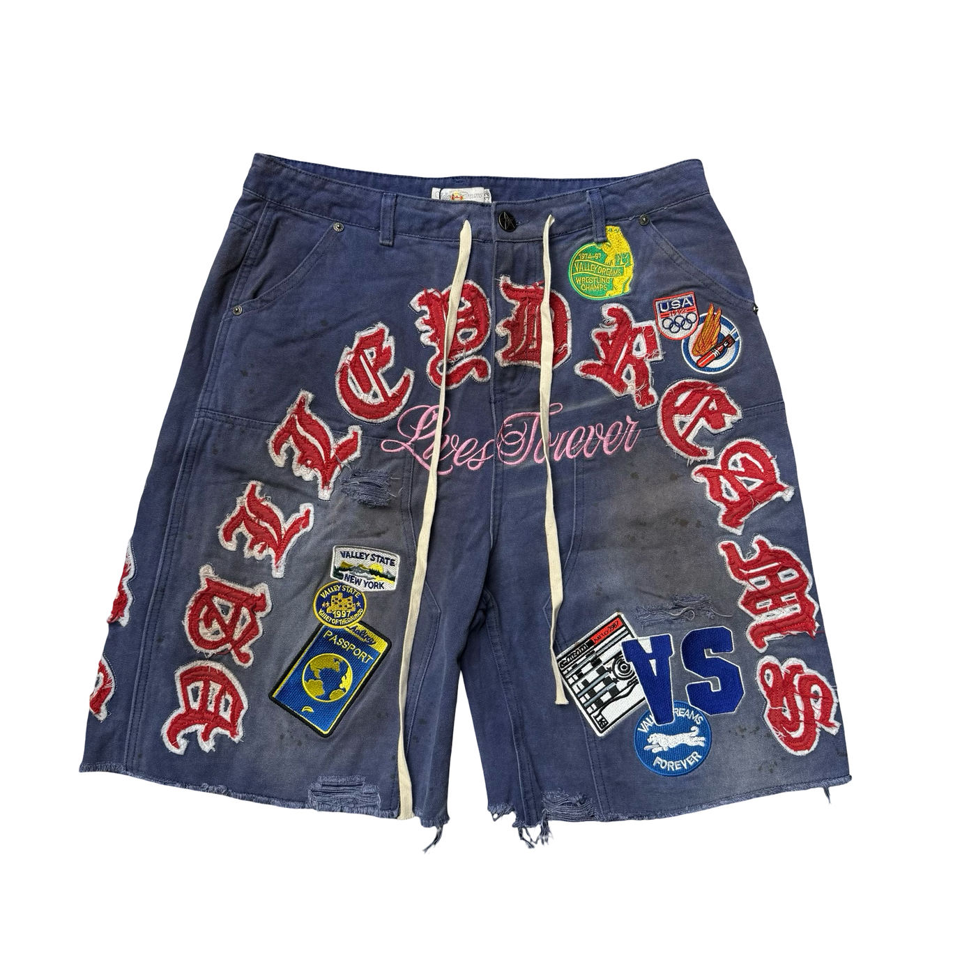 Vale Forever Workshop Jorts Blue