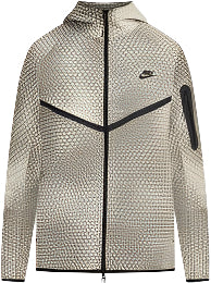 Nike Sportswear Tech Fleece Hoodie Green Pattern