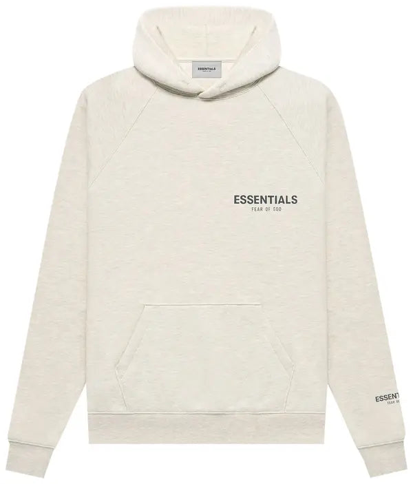 Essentials Fear of God Pullover Hoodie Light Heather Oatmeal