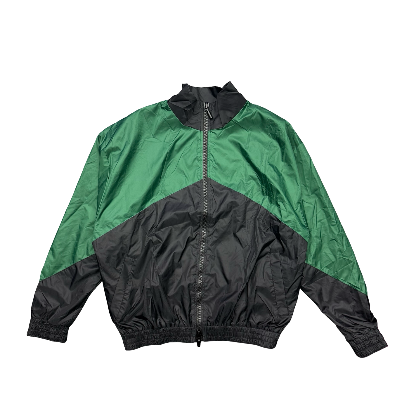 Rhude Logo Windbreaker Black Green