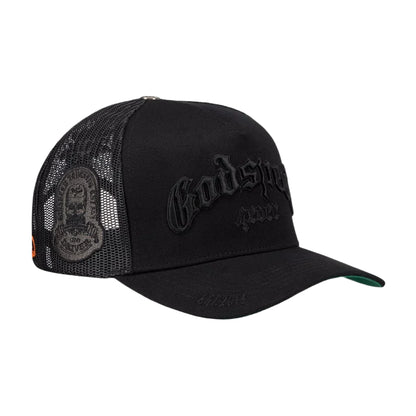 Godspeed GS Forever Trucker Hat Vanta Black / Black
