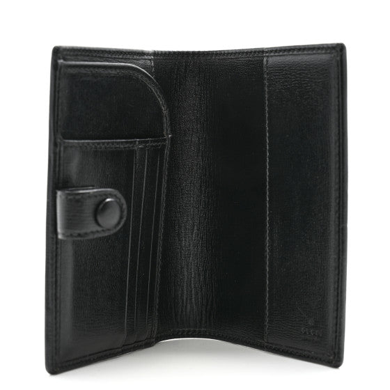 Gucci Monogram Interlocking G Passport Case Blue