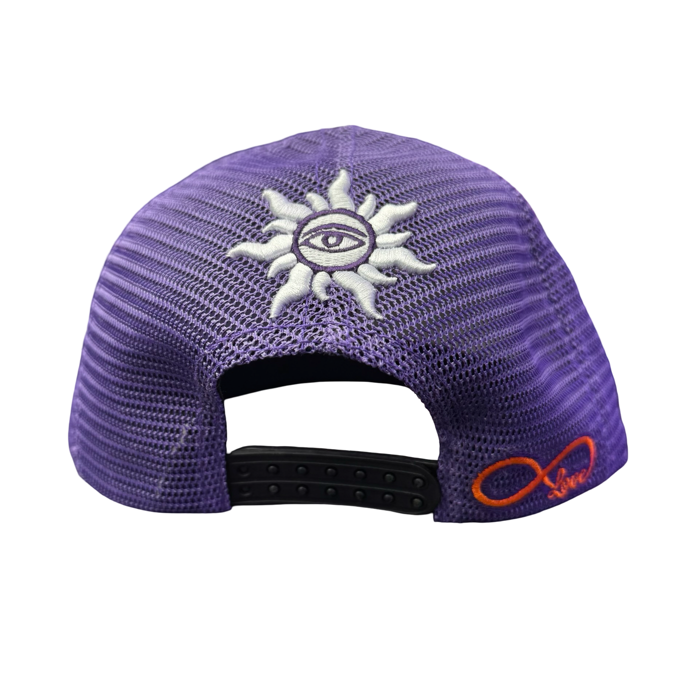 Godspeed Forever Trucker Boom Trucker Hat Purple & Black