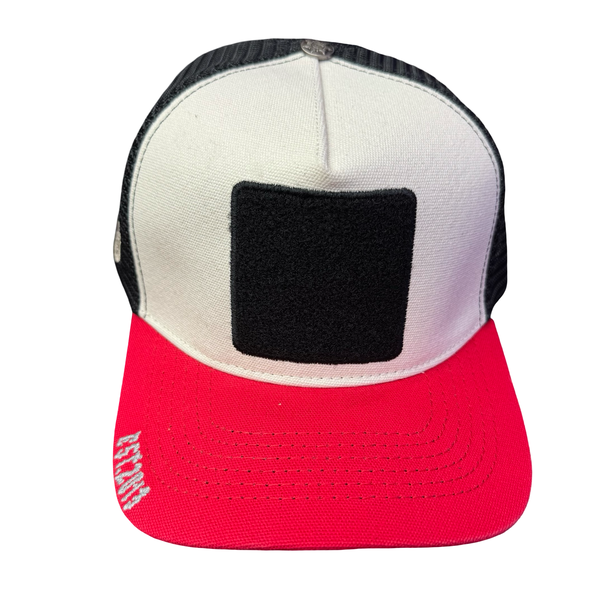Godspeed Mood II Interchangeable Patches Trucker Hat White & Red